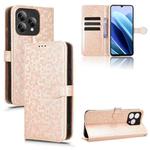 For Cubot A40 Honeycomb Dot Texture Leather Phone Case(Gold)