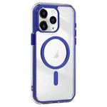 For iPhone 11 Pro Max Acrylic Hybrid TPU Airbag Shockproof MagSafe Phone Case(Dark Blue)