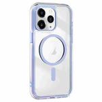 For iPhone 11 Pro Max Acrylic Hybrid TPU Airbag Shockproof MagSafe Phone Case(Light Purple)
