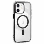 For iPhone 11 Acrylic Hybrid TPU Airbag Shockproof MagSafe Phone Case(Black)
