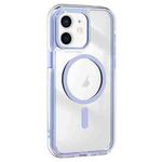 For iPhone 11 Acrylic Hybrid TPU Airbag Shockproof MagSafe Phone Case(Light Purple)