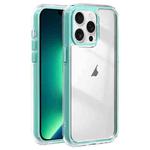 For iPhone 13 Pro Max Acrylic Hybrid TPU 3-in-1 Airbag Shockproof Phone Case(Mint Green)