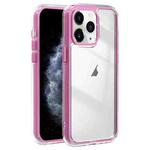 For iPhone 11 Pro Max Acrylic Hybrid TPU 3-in-1 Airbag Shockproof Phone Case(Pink)