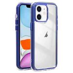 For iPhone 11 Acrylic Hybrid TPU 3-in-1 Airbag Shockproof Phone Case(Dark Blue)