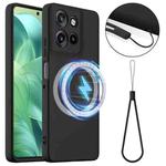 For Motorola Moto G Power 2025 Shockproof Silicone Magsafe Phone Case(Black)