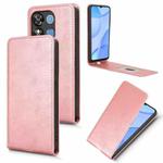 For Oukitel C57S Magnetic Vertical Flip Leather Phone Case(Rose Gold)