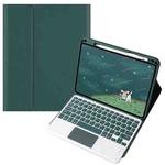 For OPPO Pad 3 / Pad 2 Candy Color Bluetooth Keyboard Leather Case,Square Keys with Touchpad(Green)