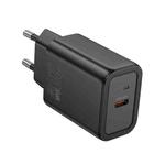 hoco N60 PD20W Type-C Single Port Charger, Specification:EU Plug(Black)