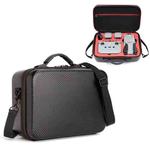 For DJI Mavic Air 2 Portable PU Shoulder Storage Bag Protective Box(Black Red)