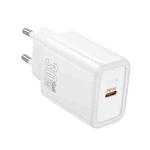 hoco N62 PD30W Type-C Single Port Charger, Specification:EU Plug(White)