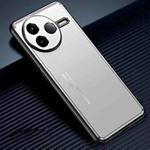 For Redmi K80 5G Frosted Metal Phone Case(Silver)