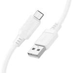 Borofone BX115 Lotto 2.4A USB to Micro USB Charging Cable, Length: 1m(White)