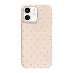 For iPhone 11 Dopamine Polka Dots Silicone Phone Case(White)