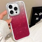 For iPhone 13 Pro Max Gradient Shell Texture 3 in 1 Phone Case(Red)