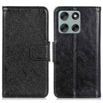 For Motorola Moto G56 5G Nappa Texture Horizontal Flip Leather Phone Case(Black)