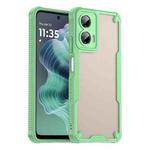 For Motorola Moto G35 5G Armor Glaze PC Hybrid TPU Phone Case(Green)