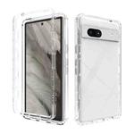 For Google Pixel 7a Shockproof Clear Gradient PC + TPU Phone Case(Transparent)