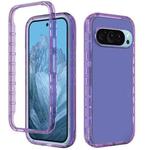 For Google Pixel 9 Pro XL Shockproof Clear Gradient PC + TPU Phone Case(Purple)