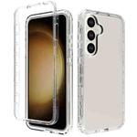 For Samsung Galaxy S24+ 5G Shockproof Clear Gradient PC + TPU Phone Case(Transparent)
