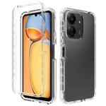 For Redmi 13C 4G / 5G Shockproof Clear Gradient PC + TPU Phone Case(Transparent)