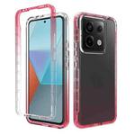 For Redmi Note 13 Pro 5G Shockproof Clear Gradient PC + TPU Phone Case(Red)