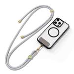 DUX DUCIS Garden Series Tile Pattern Adjustable Crossbody Phone Lanyard(Grey)