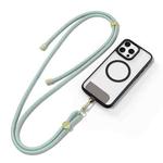 DUX DUCIS Garden Series Tile Pattern Adjustable Crossbody Phone Lanyard(Light Green)