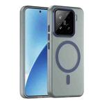 For Xiaomi 15 MagSafe Frosted Translucent TPU + PC Full Coverage Phone Case(Dark Blue)
