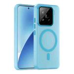 For Xiaomi 15 MagSafe Frosted Translucent TPU + PC Full Coverage Phone Case(Blue)