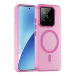 For Xiaomi 15 MagSafe Frosted Translucent TPU + PC Full Coverage Phone Case(Pink)