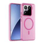 For Xiaomi 15 Pro MagSafe Frosted Translucent TPU + PC Full Coverage Phone Case(Pink)