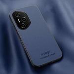 For Honor 300 Pro HUIYI Leather Magnetic Phone Case(Blue)