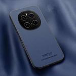 For Honor Magic7 Pro HUIYI Leather Magnetic Phone Case(Blue)