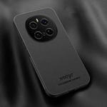 For Honor Magic7 Pro HUIYI Leather Magnetic Phone Case(Black)