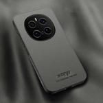 For Honor Magic7 Pro HUIYI Leather Magnetic Phone Case(Grey)