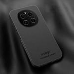 For Honor Magic7 HUIYI Leather Magnetic Phone Case(Black)