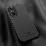 For Honor 200 Pro HUIYI Leather Magnetic Phone Case(Black)
