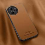 For Honor Play 8T Pro / X50i+ HUIYI Leather Magnetic Phone Case(Brown)