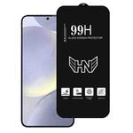 For Samsung Galaxy S24+ 5G 0.18mm High Aluminum Large Arc Full Screen Tempered Glass Film, Support Fingerprint Unlocking