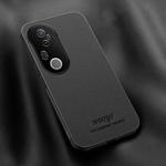 For vivo S20 Pro HUIYI Leather Magnetic Phone Case(Black)