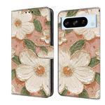 For Google Pixel 8 Pro Fresh Painted Leather Phone Case(Sunflower)