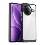 For Redmi K80 Colorful Series Acrylic Hybrid TPU Phone Case(Black)