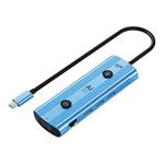 YCE V172 12 in 1 USB-C / Type-C HUB Adapter AI Docking Station(Blue)