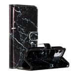 For iPhone 12 mini Painted Pattern Horizontal Flip Leather Case with Holder & Card Slots & Photo Frame(Black Marble)