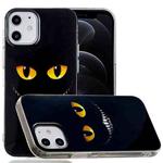 For iPhone 12 / 12 Pro Painted Pattern TPU Protective Case(Eyes Teeth)