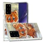 For Samsung Galaxy Note20 Ultra Painted Pattern TPU Protective Case(Tiger)