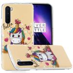 For OnePlus Nord Painted Pattern TPU Protective Case(Unicorn)