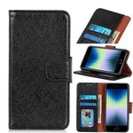 For iPhone SE 2022 / SE 2020 Napa Texture Horizontal Flip Leather Case with Holder & Card Slot & Wallet(Black)