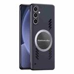For Samsung Galaxy S25+ 5G All-inclusive Lens Frameless Graphene Cooling Phone Case(Black)