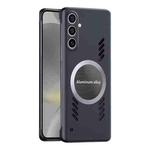 For Samsung Galaxy S24+ 5G All-inclusive Lens Frameless Graphene Cooling Phone Case(Black)
